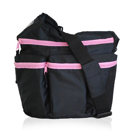 Diaper Dude Divas - Black w/ Pink Zipper